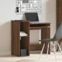 Escritorio con estantes contrachapada marrón roble 84x40x78 cm von , Schreibtische - Ref: Foro24-860451, Preis: 68,69 €, Raba...