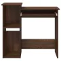 Escritorio con estantes contrachapada marrón roble 84x40x78 cm von , Schreibtische - Ref: Foro24-860451, Preis: 68,69 €, Raba...