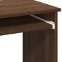Escritorio con estantes contrachapada marrón roble 84x40x78 cm von , Schreibtische - Ref: Foro24-860451, Preis: 68,69 €, Raba...