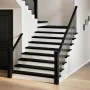 Peldaños de escalera 16 uds madera maciza roble marrón oscuro de , Alfombrillas para escalones - Ref: Foro24-3283054, Precio:...