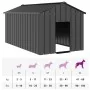 Caseta para perros con techo acero galvanizado 114x202x101 cm von , Hundehütten - Ref: Foro24-4100921, Preis: 198,56 €, Rabat...