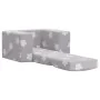 Sofá cama infantil felpa suave gris claro con estrellas by , Baby and Toddler Furniture - Ref: Foro24-4104784, Price: 38,56 €...