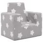 Sofá para niños felpa suave gris claro con estrellas von , Baby- und Kleinkindmöbel - Ref: Foro24-4104790, Preis: 35,70 €, Ra...
