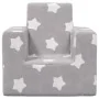 Sofá para niños felpa suave gris claro con estrellas von , Baby- und Kleinkindmöbel - Ref: Foro24-4104790, Preis: 35,70 €, Ra...