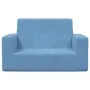 Sofá para niños de 2 plazas de felpa suave azul by , Baby and Toddler Furniture - Ref: Foro24-4104800, Price: 46,63 €, Discou...