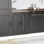 Mueble bajo para fregadero Kalmar negro 60x46x81,5 cm von , Küchenschränke - Ref: Foro24-853438, Preis: 75,49 €, Rabatt: %