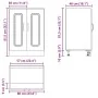 Mueble bajo para fregadero Kalmar roble artesanal 60x46x81,5 cm von , Küchenschränke - Ref: Foro24-853446, Preis: 83,24 €, Ra...