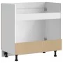 Mueble bajo para fregadero Kalmar roble ahumado 80x46x81,5 cm von , Küchenschränke - Ref: Foro24-853452, Preis: 75,13 €, Raba...