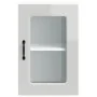 Armario pared cocina puerta cristal Kalmar blanca alto brillo by , Kitchen cabinets - Ref: Foro24-853529, Price: 64,07 €, Dis...