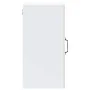 Armario pared cocina puerta cristal Kalmar blanca alto brillo by , Kitchen cabinets - Ref: Foro24-853529, Price: 64,07 €, Dis...