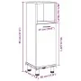 Armario de baño madera contrachapada envejecida 30x30x95 cm von , Badezimmermöbel - Ref: Foro24-856137, Preis: 58,71 €, Rabat...