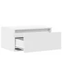 Mesitas de noche de pared con luces LED 2 unidades blanco de , Muebles TV - Ref: Foro24-860212, Precio: 91,40 €, Descuento: %