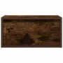 Mesita de noche de pared con luces LED roble ahumado de , Muebles TV - Ref: Foro24-860219, Precio: 53,39 €, Descuento: %