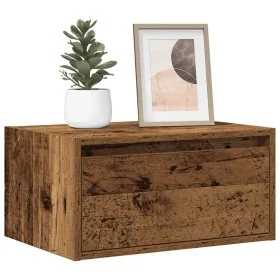 Mesita de noche de pared con luces LED madera antigua von , TV-Möbel - Ref: Foro24-860225, Preis: 53,39 €, Rabatt: %
