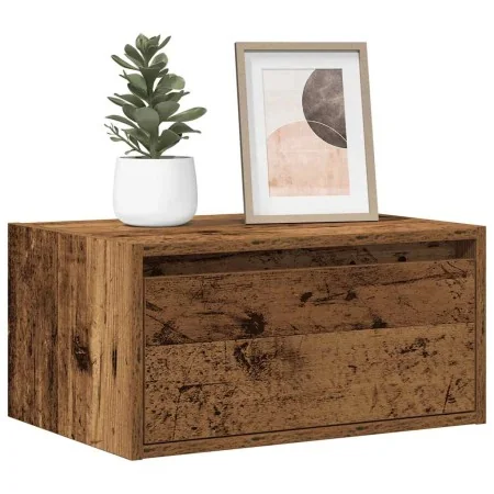 Mesita de noche de pared con luces LED madera antigua von , TV-Möbel - Ref: Foro24-860225, Preis: 53,39 €, Rabatt: %