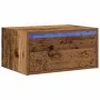 Mesita de noche de pared con luces LED madera antigua von , TV-Möbel - Ref: Foro24-860225, Preis: 53,39 €, Rabatt: %