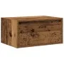 Mesita de noche de pared con luces LED madera antigua von , TV-Möbel - Ref: Foro24-860225, Preis: 53,39 €, Rabatt: %