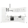 Mueble cocina Lucca blanco brillo 14 pzas madera contrachapada de , Armarios de cocina - Ref: Foro24-3314983, Precio: 1,00 €,...