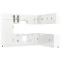 Mueble cocina Lucca blanco brillo 14 pzas madera contrachapada de , Armarios de cocina - Ref: Foro24-3314983, Precio: 1,00 €,...