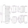Mueble cocina Lucca blanco brillo 14 pzas madera contrachapada de , Armarios de cocina - Ref: Foro24-3314983, Precio: 1,00 €,...