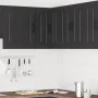 Armario cocina esquina de pared Kalmar madera ingeniería negra von , Küchenschränke - Ref: Foro24-853618, Preis: 81,19 €, Rab...