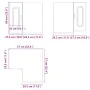 Armario cocina esquina de pared Kalmar madera ingeniería negra von , Küchenschränke - Ref: Foro24-853618, Preis: 81,19 €, Rab...