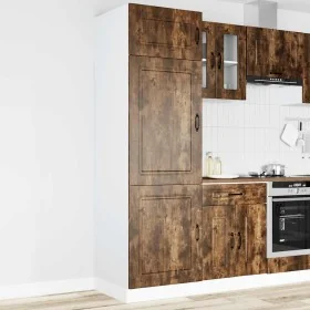 Armario de cocina Kalmar roble ahumado madera de ingeniería by , Kitchen cabinets - Ref: Foro24-853632, Price: 210,32 €, Disc...