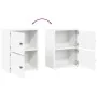 Estantería de madera de ingeniería blanca 40x24x52 cm by , Bookcases and shelves - Ref: Foro24-860355, Price: 42,16 €, Discou...