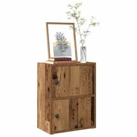 Estantería madera de ingeniería color envejecido 40x24x52 cm by , Bookcases and shelves - Ref: Foro24-860362, Price: 39,72 €,...