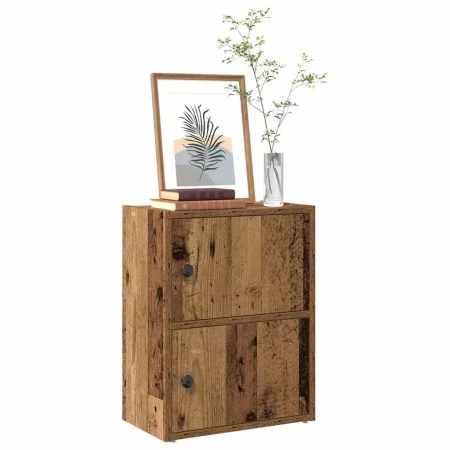 Estantería madera de ingeniería color envejecido 40x24x52 cm by , Bookcases and shelves - Ref: Foro24-860362, Price: 39,72 €,...