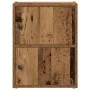 Estantería madera de ingeniería color envejecido 40x24x52 cm by , Bookcases and shelves - Ref: Foro24-860362, Price: 39,72 €,...