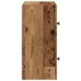 Estantería madera de ingeniería color envejecido 40x24x52 cm by , Bookcases and shelves - Ref: Foro24-860362, Price: 39,72 €,...