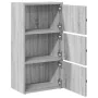Estantería madera de ingeniería gris sonoma 40x24x77 cm de , Librerías y estanterías - Ref: Foro24-860369, Precio: 51,33 €, D...