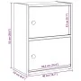 Estantería de madera de ingeniería roble sonoma 40x24x52 cm de , Librerías y estanterías - Ref: Foro24-860357, Precio: 40,27 ...