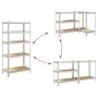 Estanterías resistentes 5 niveles 2 uds contrachapada y acero by , Industrial shelving - Ref: Foro24-3307596, Price: 111,27 €...