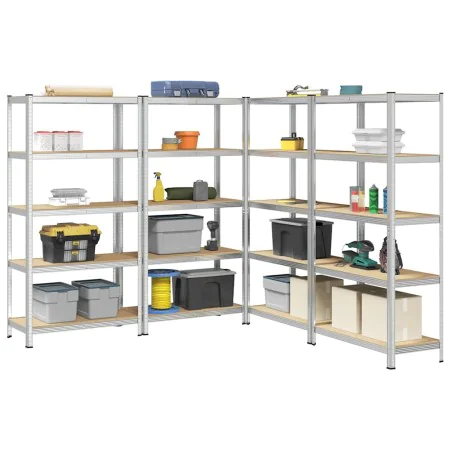 Estantes de almacenamiento de 5 capas 4 uds by , Industrial shelving - Ref: Foro24-3307604, Price: 219,60 €, Discount: %