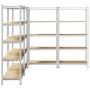 Estantes de almacenamiento de 5 capas 4 uds by , Industrial shelving - Ref: Foro24-3307604, Price: 219,60 €, Discount: %