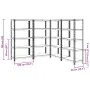 Estantes de almacenamiento de 5 capas 4 uds by , Industrial shelving - Ref: Foro24-3307604, Price: 219,60 €, Discount: %