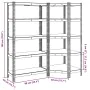 Juego 2 estantes 5 niveles acero antracita y madera industrial von , Industrieregale - Ref: Foro24-3307627, Preis: 131,26 €, ...