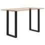 Patas de mesa de centro forma U 2uds acero negro 60x(100-101)cm de , Patas para mesas - Ref: Foro24-4013236, Precio: 134,32 €...