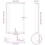 Patas de mesa de centro forma U 2uds acero negro 60x(100-101)cm de , Patas para mesas - Ref: Foro24-4013236, Precio: 134,32 €...