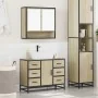 Set de muebles de baño 2 pzas madera contrachapada roble Sonoma von , Badezimmermöbel - Ref: Foro24-3300931, Preis: 192,11 €,...