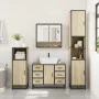 Set de muebles de baño 2 pzas madera contrachapada roble Sonoma von , Badezimmermöbel - Ref: Foro24-3300931, Preis: 192,11 €,...