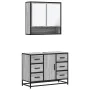 Set de muebles de baño 2 pzas madera contrachapada gris sonoma de , Muebles de baño - Ref: Foro24-3300933, Precio: 206,58 €, ...
