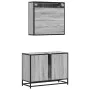 Set de muebles de baño 2 pzas madera contrachapada gris sonoma de , Muebles de baño - Ref: Foro24-3300933, Precio: 206,58 €, ...
