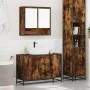 Set de muebles baño 2 pzas madera contrachapada roble ahumado by , Bathroom furniture - Ref: Foro24-3300927, Price: 164,58 €,...