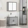 Set de muebles de baño 2 pzas madera contrachapada gris sonoma von , Badezimmermöbel - Ref: Foro24-3300888, Preis: 139,33 €, ...