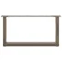 Patas de mesa centro forma U 2uds acero natural 70x(30-31) cm by , Table legs - Ref: Foro24-4013147, Price: 59,10 €, Discount: %