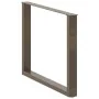 Patas mesa comedor forma U 3uds acero natural 100x(72-73) cm by , Table legs - Ref: Foro24-4013215, Price: 147,00 €, Discount: %