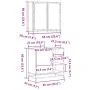Set de muebles de baño 2 pzas madera contrachapada roble Sonoma von , Badezimmermöbel - Ref: Foro24-3300906, Preis: 150,73 €,...
